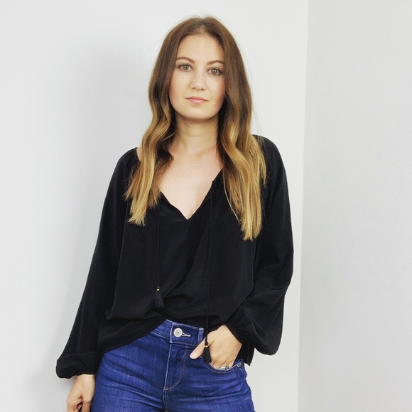 Sezane Tops Szane Fait Avec Amour Black Silk Top Poshmark Sezane Tops Szane Fait Avec Amour Black Silk Top Poshmark